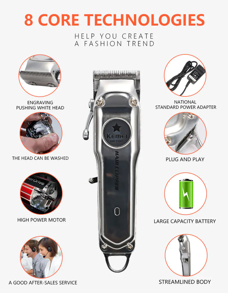 ProCut Max – Cortadora de Cabello Eléctrica Recargable